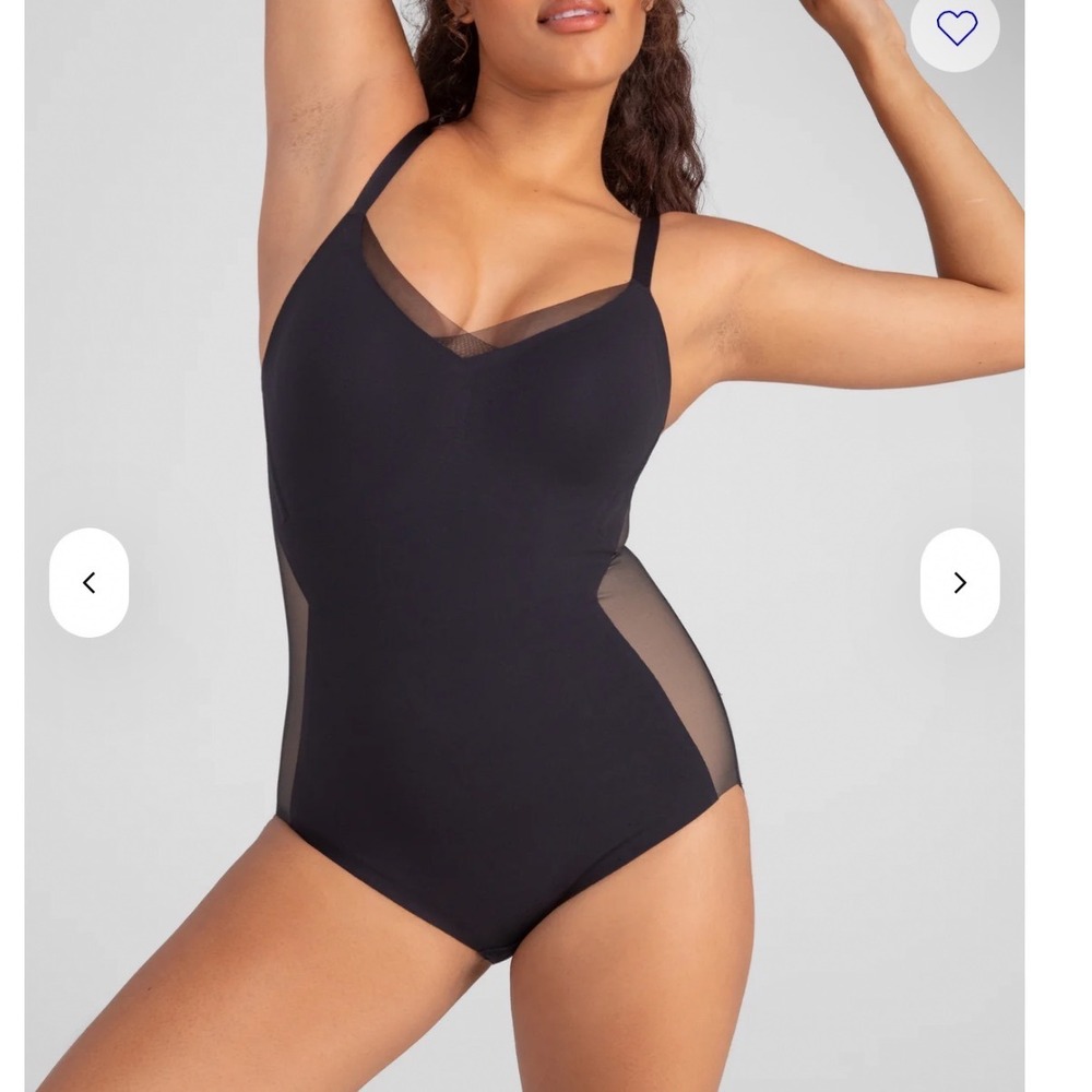 HoneyLove Cross Over Cami BodySuit 1X Shapewear TPBS00014 NEW
